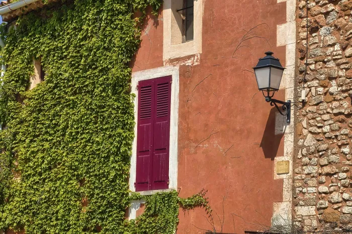 Framed Print : Windows in Roussillon, Luberon Print