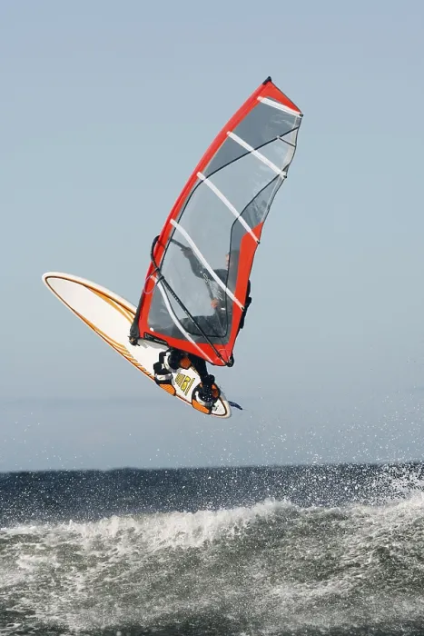 Framed Print : Windsurfing - Jumping Print Framed Print : Windsurfing - Jumping Print