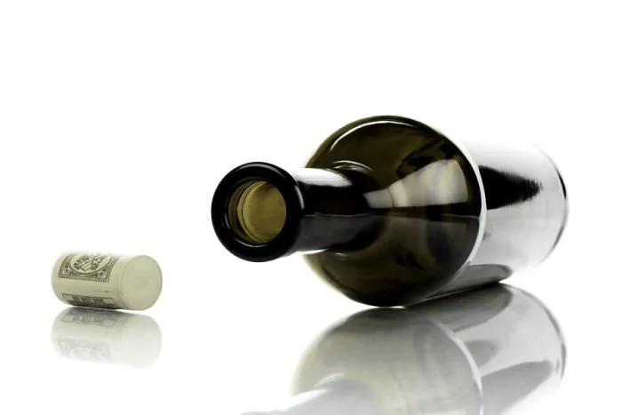Framed Print : Empty Wine Bottle Print Framed Print : Empty Wine Bottle Print