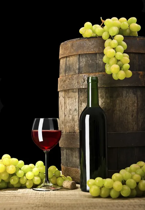 Framed Print : Wine Composition Print Framed Print : Wine Composition Print