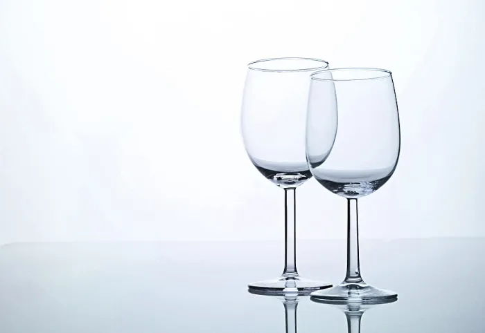 Framed Print : Two Wine Glasses Print Framed Print : Two Wine Glasses Print