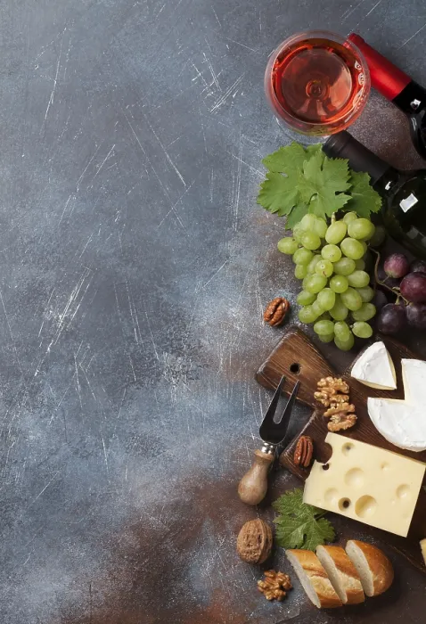 Framed Print : Wine, Grape, Bread, Nuts and Cheese Print Framed Print : Wine, Grape, Bread, Nuts and Cheese Print