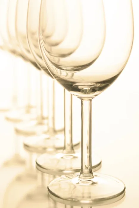 Framed Print : Empty Wineglasses Print Framed Print : Empty Wineglasses Print