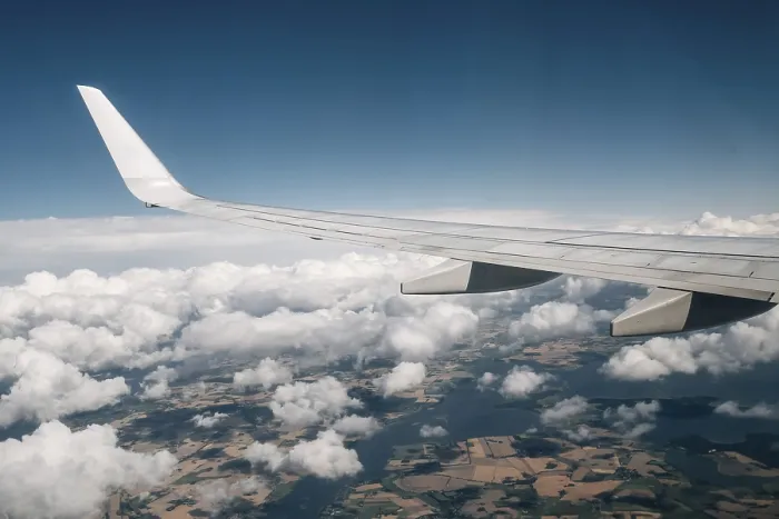 Framed Print : Airplane Wing Above Clouds Print Framed Print : Airplane Wing Above Clouds Print