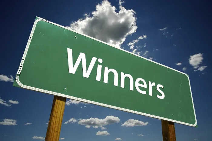 Framed Print : Winners Road Sign Print with Dramatic Sky Framed Print : Winners Road Sign Print with Dramatic Sky
