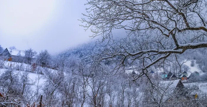 Framed Print : Vibrant Winter Landscape Print Framed Print : Vibrant Winter Landscape Print
