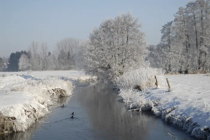 Framed Print : Winter Landscape Print Framed Print : Winter Landscape Print