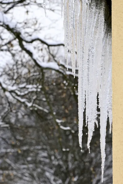 Framed Print : Wintertime Print, Frozen Landscape in Germany