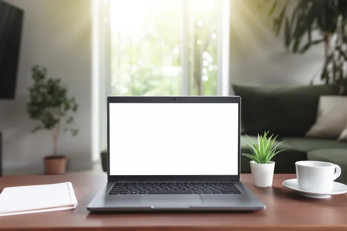 Framed Print : Work from Home Print: Remote Workspace Setup Framed Print : Work from Home Print: Remote Workspace Setup