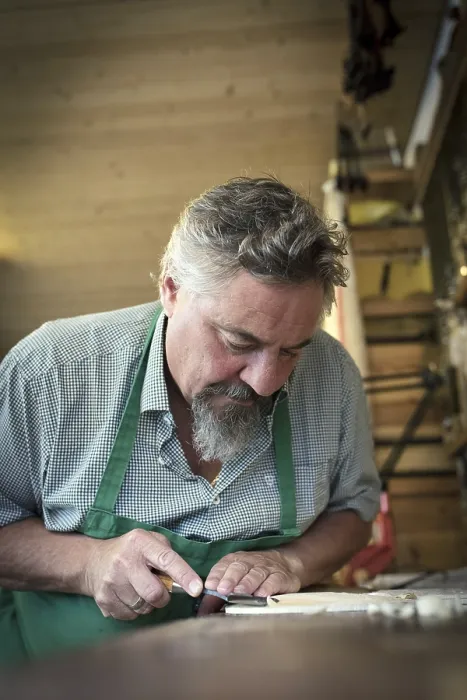 Framed Print : Master Luthier at Work Print, Mittenwald, Germany Framed Print : Master Luthier at Work Print, Mittenwald, Germany