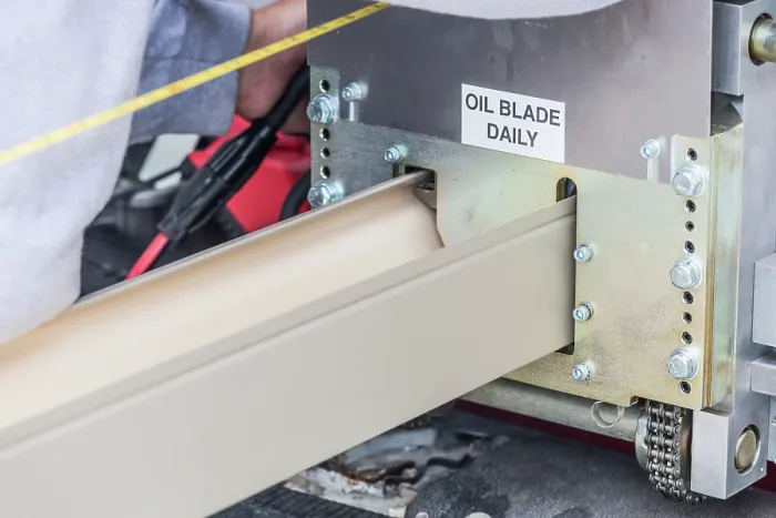 Framed Print : Rain Gutter Processing Print: Seamless Shaping Machine Framed Print : Rain Gutter Processing Print: Seamless Shaping Machine