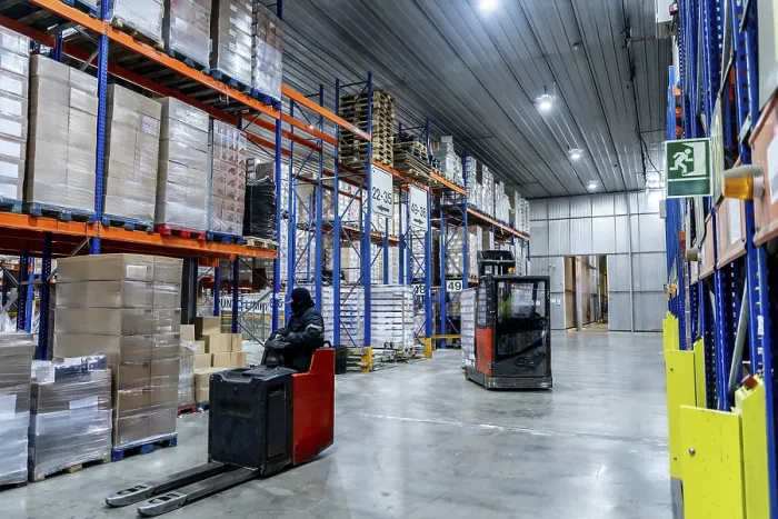 Framed Print : Modern Cold Storage Facility Print: Inventory Management Framed Print : Modern Cold Storage Facility Print: Inventory Management