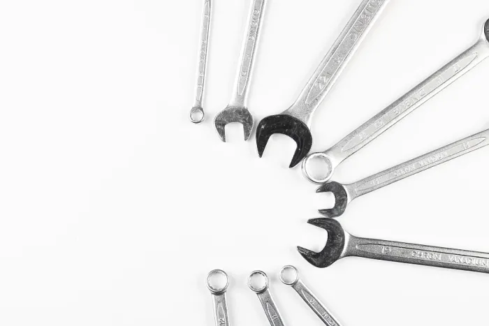 Framed Print : Several Wrenches in a Circle Print