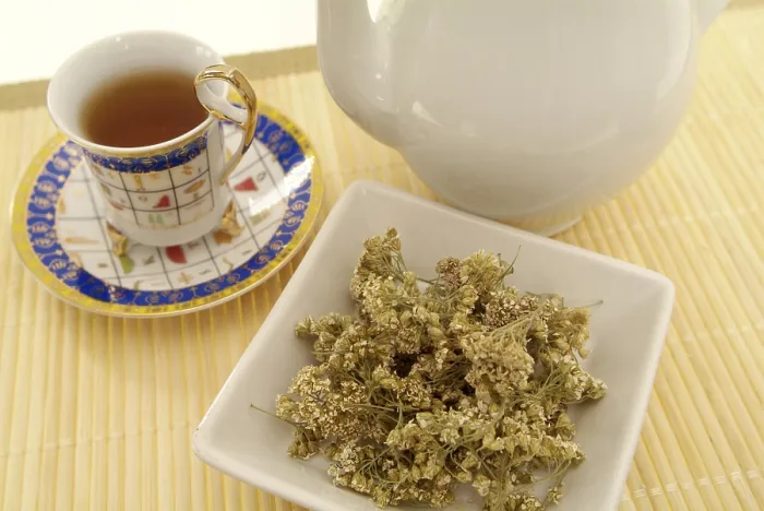 Framed Print : Aromatic Yarrow Tea Print