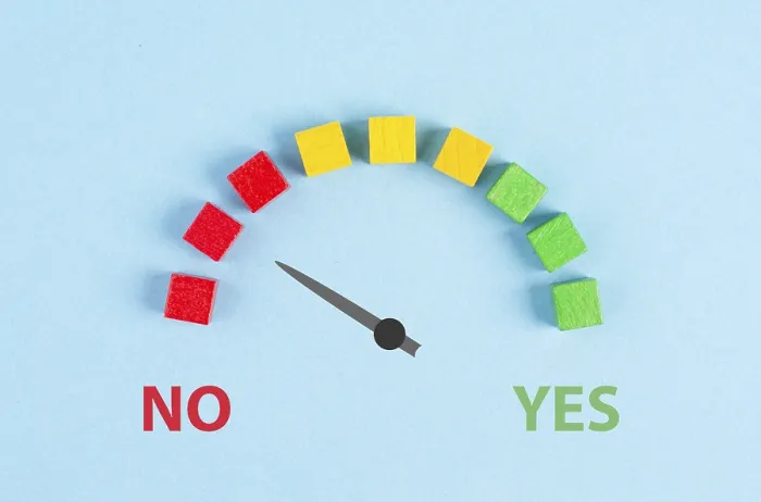 Framed Print : Yes or No Loading Bar Print: Making a Decision Framed Print : Yes or No Loading Bar Print: Making a Decision