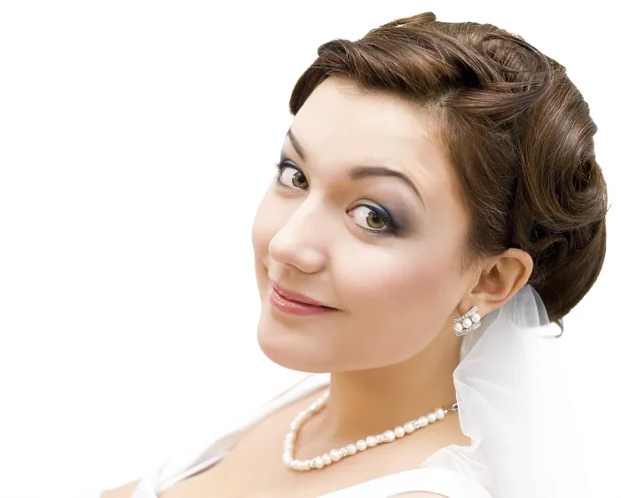 Framed Print : Young Charming Bride Print, Closeup Portrait Framed Print : Young Charming Bride Print, Closeup Portrait