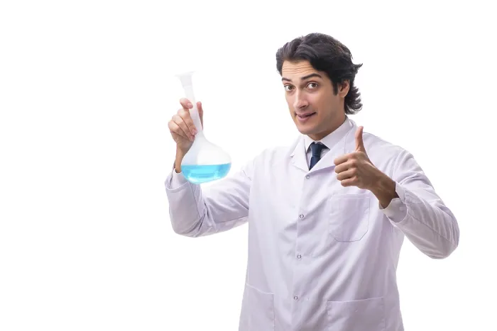Framed Print : Young Chemist Print Framed Print : Young Chemist Print