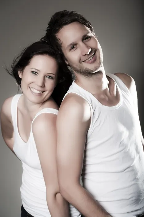 Framed Print : Young Couple Print