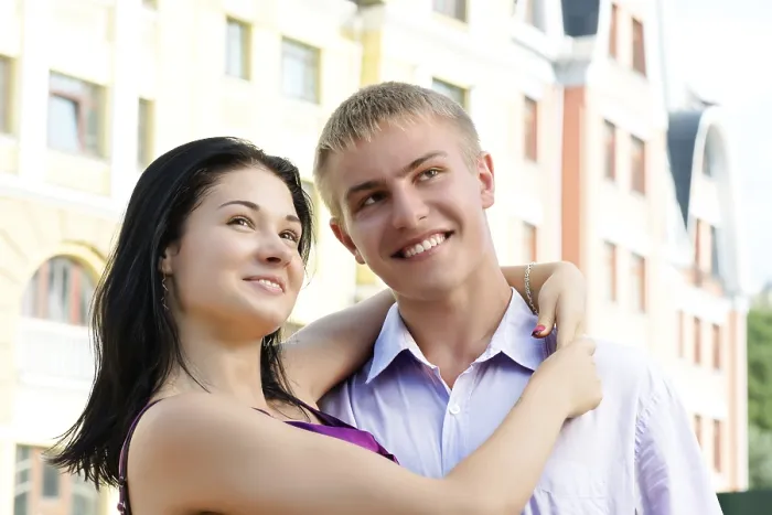 Framed Print : Young Couple Print Framed Print : Young Couple Print