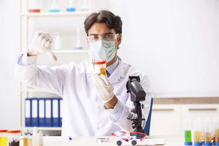 Framed Print : Young Chemist Lab Print Framed Print : Young Chemist Lab Print