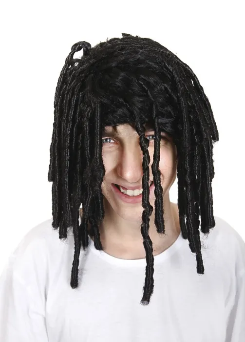 Framed Print : Young Man in Dreadlocks Wig Print Framed Print : Young Man in Dreadlocks Wig Print