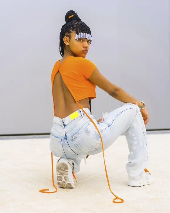 Framed Print : Young Trap Dancer Print with Braids and Cowboy Pants Framed Print : Young Trap Dancer Print with Braids and Cowboy Pants