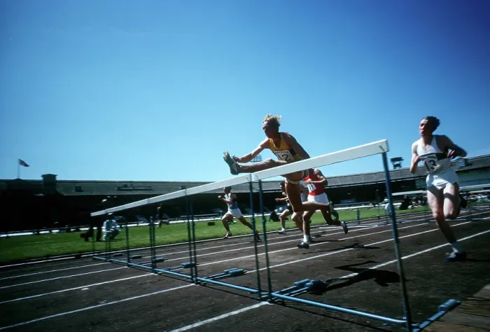 Framed Print : David Hemery 400m Hurdles Print Framed Print : David Hemery 400m Hurdles Print