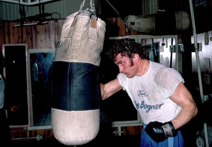 Framed Print : Joe Bugner Training Print 1971