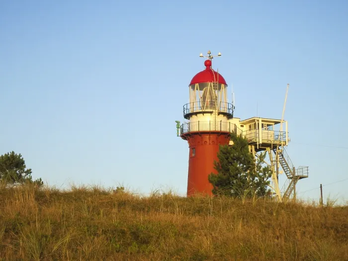 Framed Print : Vuurtoren Print: Lighthouse in the Dunes Framed Print : Vuurtoren Print: Lighthouse in the Dunes