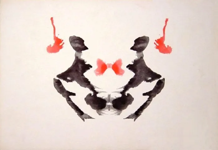 Framed Print : Rorschach Test Card No. 3 Print Framed Print : Rorschach Test Card No. 3 Print