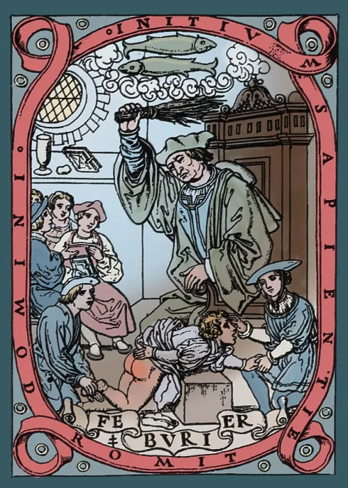 Framed Print : Birching, 1526 Print Framed Print : Birching, 1526 Print