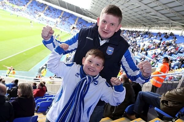 Brighton and Hove Albion Away Days 2013-14: Electric Atmosphere - Reading Crowd Shots
