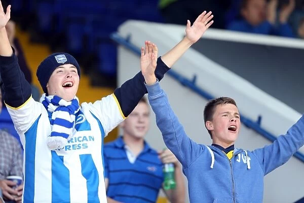 Brighton and Hove Albion Away Days 2013-14: Electric Atmosphere - Ipswich Town: Crowd Shots