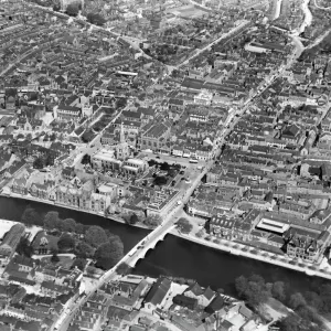 Bedford Town Centre Print, May 1929