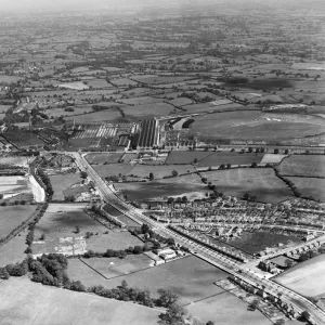 Austin Motor Plant Print, Aerial View of Longbridge Factory in June 1935