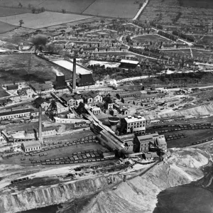 Brodsworth Main Colliery Aerial Photograph Print, May 1925