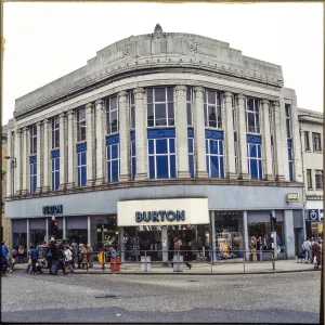 Print of Burton store on High Street, Paisley, Scotland Print of Burton store on High Street, Paisley, Scotland