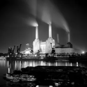 Industrial Metal Print Collection: Battersea Power Station