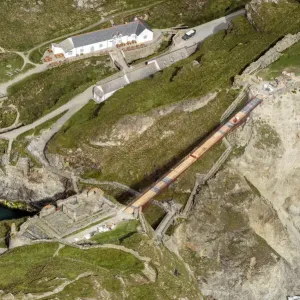 Tintagel Castle Footbridge Print Tintagel Castle Footbridge Print