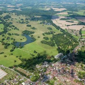 Print of Petworth Park, a Capability Brown landscape garden Print of Petworth Park, a Capability Brown landscape garden