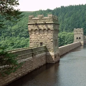 Print of Howden Dam, Derbyshire