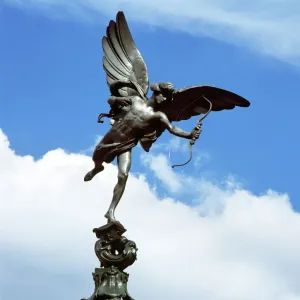 The Shaftesbury Memorial Print: Eros Statue in London