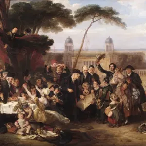 Greenwich Pensioners Print by John Burnet Greenwich Pensioners Print by John Burnet