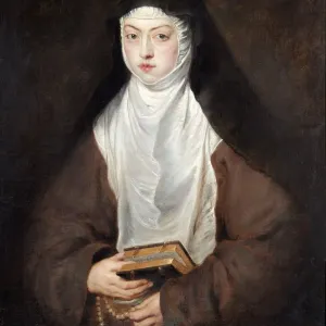 Rubens Print of Ana Dorotea, a Nun Rubens Print of Ana Dorotea, a Nun