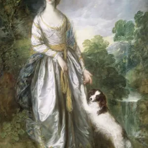 Print of Lady Brisco in 1776 by Thomas Gainsborough Print of Lady Brisco in 1776 by Thomas Gainsborough