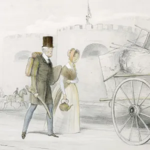 Print of Evacuating a Fortress, Walmer Castle and Gardens Print of Evacuating a Fortress, Walmer Castle and Gardens