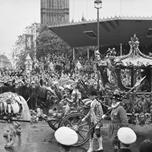 Coronation procession 1953