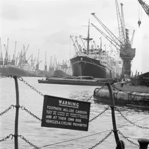 London Docks Print, July 1965 London Docks Print, July 1965