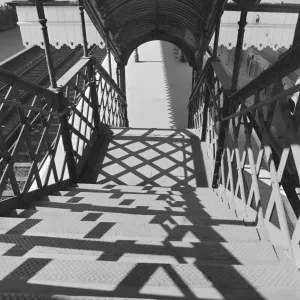 Print of London Bridge Station Footbridge Print of London Bridge Station Footbridge