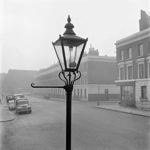 Print of a Lamp Post on Dame Street, Islington Print of a Lamp Post on Dame Street, Islington